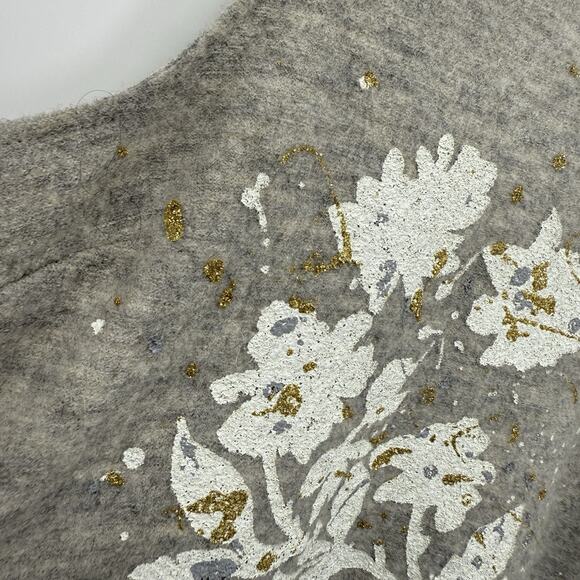 Anthropologie Knitted & Knotted Afterlight Wool Dress Small Sleeveless Floral - Picture 8 of 14